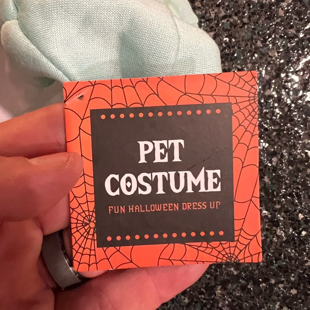 Dog Costume Size Medium Boba Tea Parody Hoodie Funny Halloween NWT